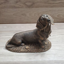 Dachshund  The Danbury Mint statue dog Time for a walk limited ed copy 120/5000 for sale  Shipping to South Africa