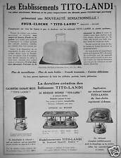 Publicité 1931 tito d'occasion  Longueil-Sainte-Marie