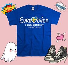 Camiseta masculina feminina unissex Malmo Festival Eurovisão da Canção MALMÖ 2024 UE SUÉCIA EU1 comprar usado  Enviando para Brazil