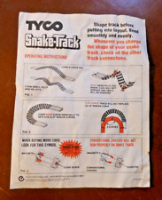 Vintage Tyco Snake Track Slot Car Track Instruções de Montagem Literatura comprar usado  Enviando para Brazil