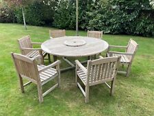 Hardwood patio dining for sale  LEICESTER