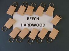 Keyring blanks beech for sale  Shipping to Ireland