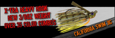 Dirty gabaritos California Swim Jig pesado Gancho-Escolha o tamanho/cor comprar usado  Enviando para Brazil