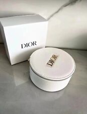 Christian Dior Beauty New Vanity Case Round Makeup Bag With Mirror Cosmetic Bag, used for sale  Shipping to South Africa