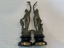 Pair bronzed spelter for sale  RICKMANSWORTH