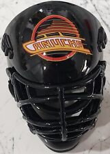 Máscara personalizada Vancouver Canucks bolso profissional capacete hóquei goleiro retrô comprar usado  Enviando para Brazil