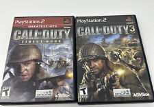 Lote de jogos PlayStation PS2 Call Of Duty original VCG completo com manuais comprar usado  Enviando para Brazil