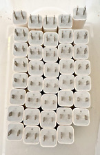 Lot of 63 Apple iPhone USB Power Wall Cube OEM Charger Adapters Blocks for sale  Shipping to South Africa