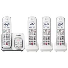 Usado, Sistema telefónico inalámbrico Panasonic KX-TGD864W contestador automático Link2Cell Bluetooth segunda mano  Embacar hacia Argentina