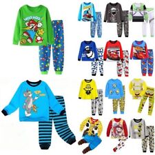 2Pcs Niños Niñas Niños Niños Pijamas Super Mario Manga Larga Pijama Conjunto Ropa de dormir segunda mano  Embacar hacia Spain