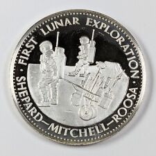 Used, Apollo XIV 1st Lunar Exploration Silver Proof Medal 225294B for sale  Garden City