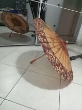 Ombrello di carta oleata struttura in bambù fatto a mano Orientale anni 70 comprar usado  Enviando para Brazil