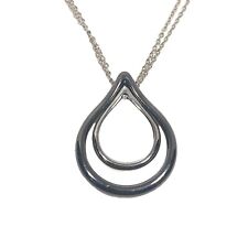 Lia Sophia Pendant Necklace 17” Teardrop Minimalist Choker Collar DOUBLE DIP Y2K for sale  Shipping to South Africa
