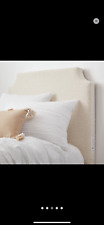 frame bed white headboard for sale  Waltham