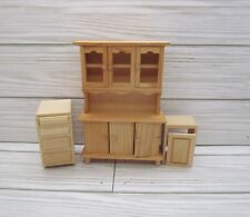 Gabinetes de cocina en miniatura para casa de muñecas sin terminar y muebles de cabaña de comedor  segunda mano  Embacar hacia Argentina