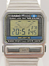 Usado, Relógio masculino Casio Melody 30 M-301 quartzo 472 digital vintage comprar usado  Enviando para Brazil