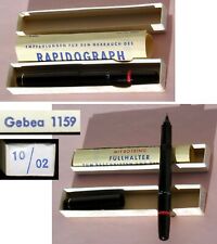 Gebraucht, ROTRING RAPIDOGRAPH Nº 02 mit BPZ 1959 im OK (RIEPE-WERK HAMBURG-ALTONA) gebraucht kaufen  Deutschland
