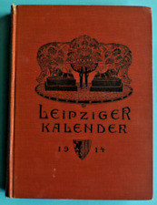 Leipziger kalender 1914 gebraucht kaufen  Berlin