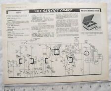 1961 circuit diagram for sale  STOKE-ON-TRENT