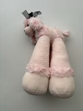 Brinquedo de pelúcia Bestever Funny Feet poodle rosa cachorro bicho de pelúcia 10” arco preto comprar usado  Enviando para Brazil