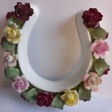 Aynsley floral horseshoe for sale  TELFORD