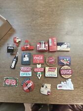 Lot of 18 Vintage COCA-COLA REFRIGERATOR MAGNETS, used for sale  Shipping to South Africa