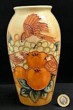 Moorcroft finches vase for sale  BRIDLINGTON