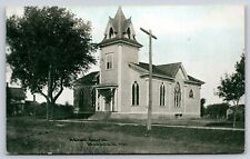 Cartão postal Mendota Illinois~Grass Road Past Advent Christian Church~1912, usado comprar usado  Enviando para Brazil