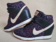 Nike Dunk Sky Hi Czarne Fioletowe Tribal Premium Damskie Hidden Wedge Trampki UK 4 na sprzedaż  Wysyłka do Poland