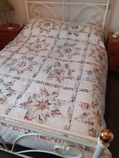 cotton bedspread quilt for sale  LUTTERWORTH