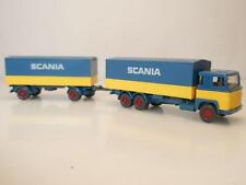 Wiking modelo publicitario Scania 111 tren colgante amarillo azul  segunda mano  Embacar hacia Argentina