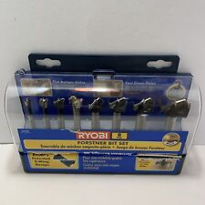 RYOBI 8 PC Forstner Bit Set A9FS8 X-Wing Design Greater Visibility Open Box for sale  Shipping to South Africa
