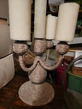 Woven metal candelabra for sale  Belleville
