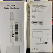 Cabo AV digital Lightning para adaptador de porta HDMI 1080P para iPhone 5 6 7 8 XS iPad comprar usado  Enviando para Brazil