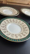 Porcelain saucers pharaonic for sale  CHELMSFORD