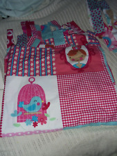 Pair pink patchwork for sale  MANCHESTER