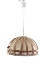 Old Hanging Lamp Iconic Retro Design 70er Years Lamp Ceiling Vintage Fabric segunda mano  Embacar hacia Argentina