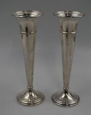 vintage vase silver trumpet for sale  Natick