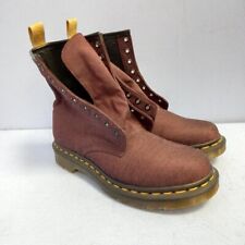 Dr Martens Vegan Castel Boots UK 5 EU 38 Burgundy RMF03-EH, used for sale  Shipping to South Africa