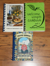 Conjunto de 3 livros de receitas locais vintage NE Kansas comprar usado  Enviando para Brazil