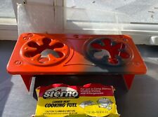 Vintage 1970s Sterno Double Cook Stove No. 46 With canned Heat Cooking Fuel for sale  Shipping to South Africa