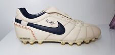 Nike tiempo legend R10 Ronaldinho  beige football cleats soccer boots size 10,5 for sale  Shipping to South Africa
