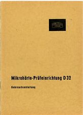 Carl zeiss bedienungsanleitung gebraucht kaufen  Dresden