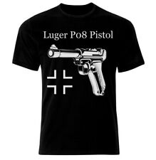 Luger P08 Pistol Handgun Deutschland Wehrmacht Germany T-Shirt gebraucht kaufen  Versand nach Germany