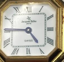 Usado, Reparación de relojes cisterna vintage enchapados en oro Jacques Edho Paris años 80, piezas segunda mano  Embacar hacia Argentina