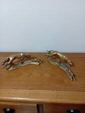 Brass lurcher ornaments for sale  DEWSBURY