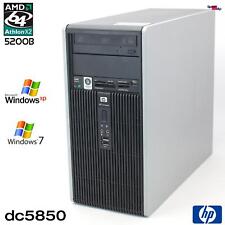 PC PC HP dc5850 MICROTORRE WINDOWS 2000 XP RS-232 PARALELO ATHLON 5200B segunda mano  Embacar hacia Argentina