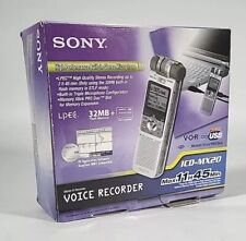 Sony ICD-MX20 Digital Voice Recorder  Working Boxed With Manuals for sale  Shipping to South Africa