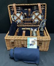 Deluxe Picnic Basket Windsor Picnic Time Four People Excellent Condition for sale  Shipping to South Africa