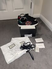 Gucci snake trainers for sale  LEICESTER